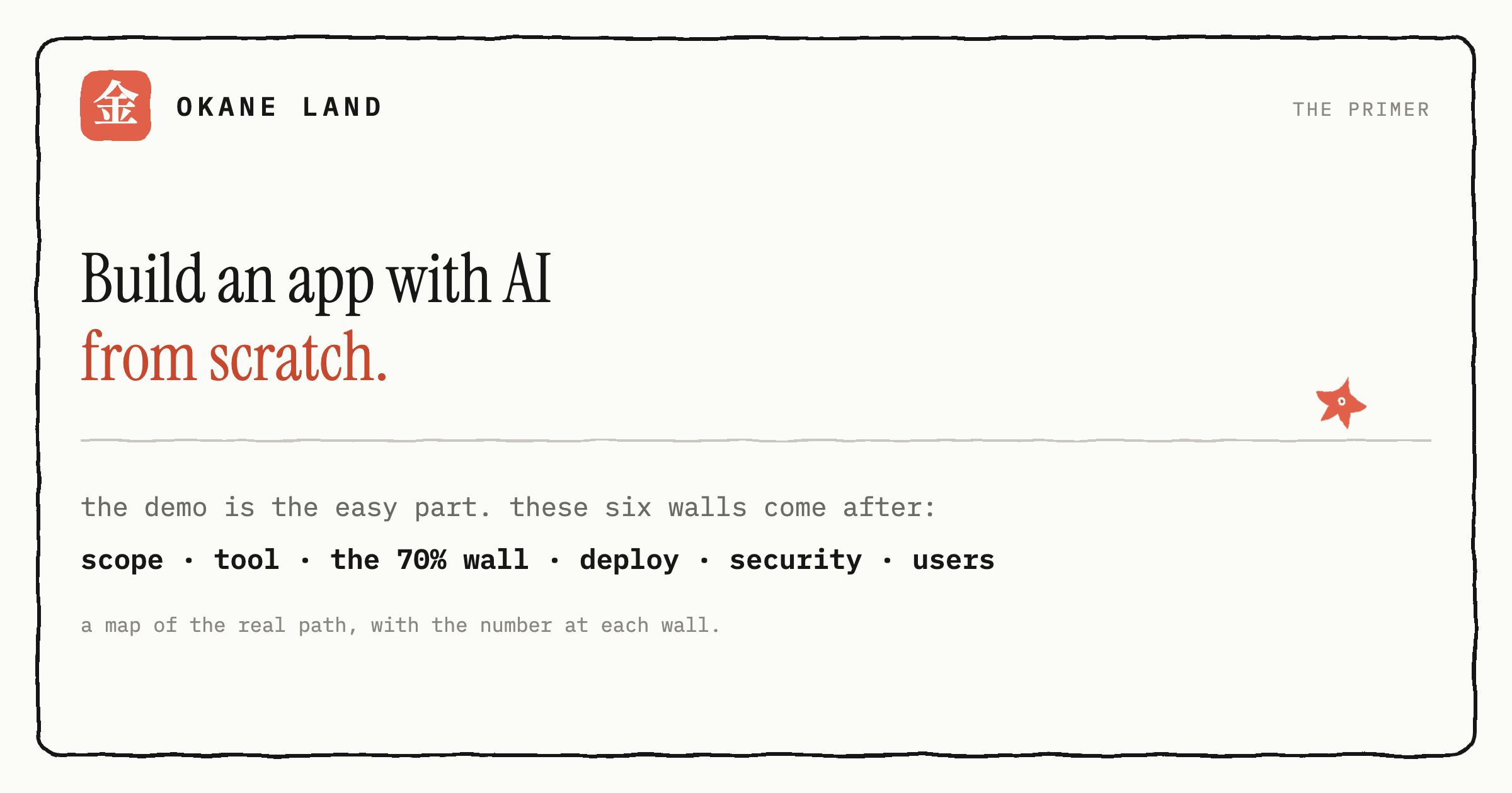 How to build an app with AI from scratch