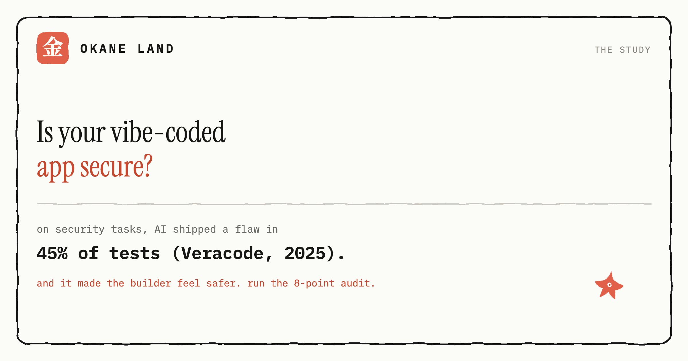 Is your vibe-coded app secure? Run this audit